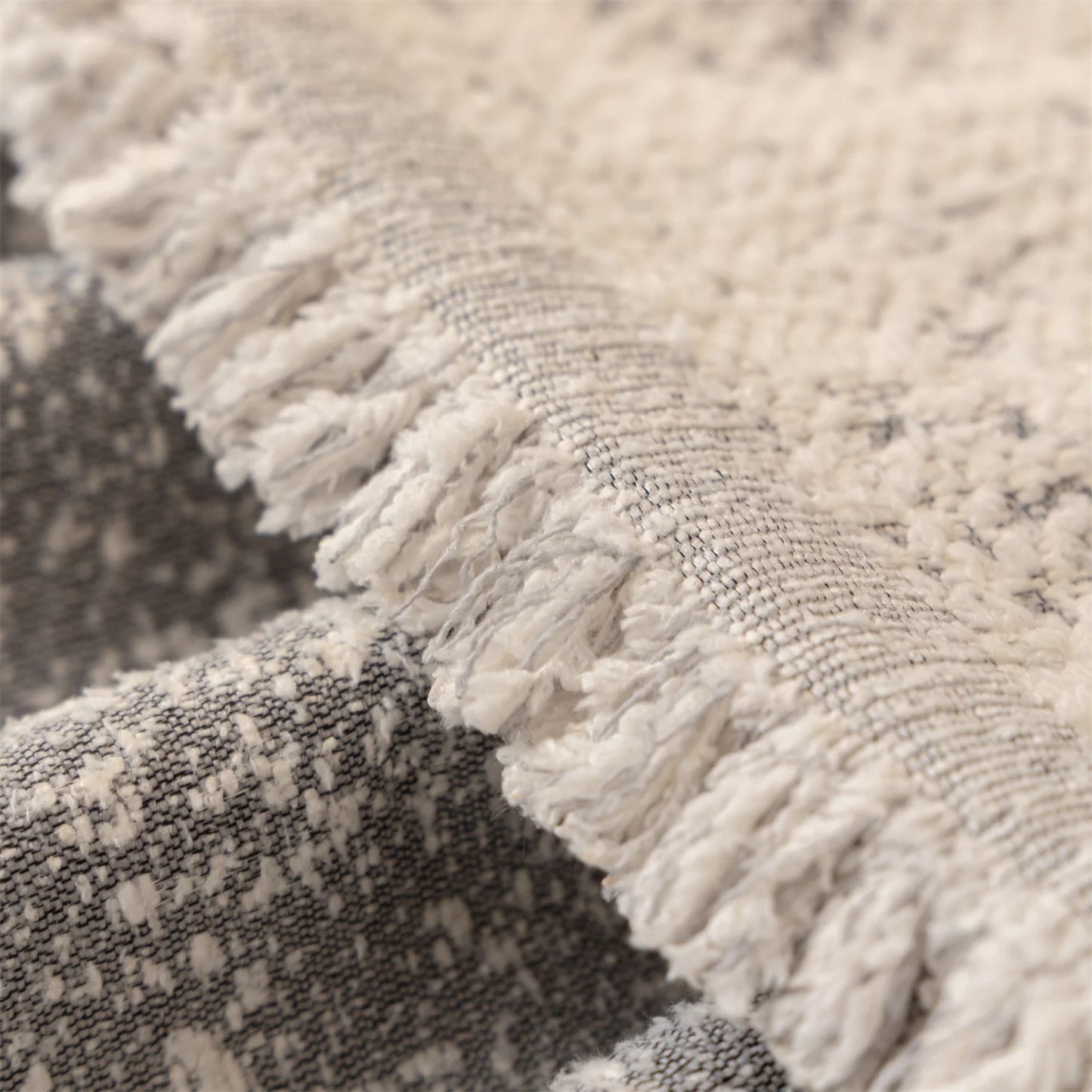 Fluffy Creamy Style Sofa Towel with Tassels Heavy Warm Blanket Four Seasons Couch Cover Universal Multiple Use