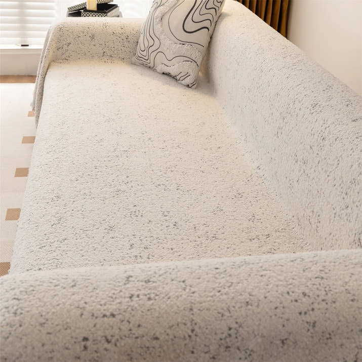 Fluffy Creamy Style Sofa Towel with Tassels Heavy Warm Blanket Four Seasons Couch Cover Universal Multiple Use