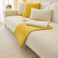 Chenille Sofa Cushion Four Seasons Universal Sofa Protective Cover Towel Anti-slip Couch Cushion Carpet for Living Room Decor