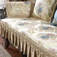 European Vintage Jacquard Sofa Covers Non-slip Four Seasons Univerval Luxury Slipcover Furniture Protector Sectional Couch Cover
