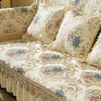 European Vintage Jacquard Sofa Covers Non-slip Four Seasons Univerval Luxury Slipcover Furniture Protector Sectional Couch Cover